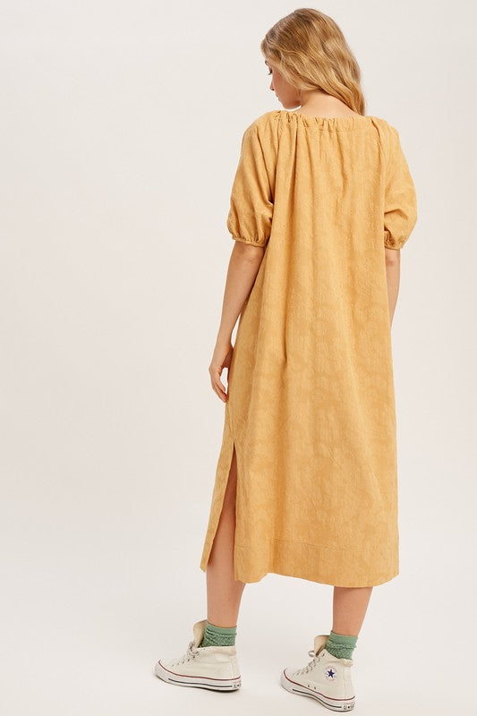 Burn Out Textured Oversized Maxi